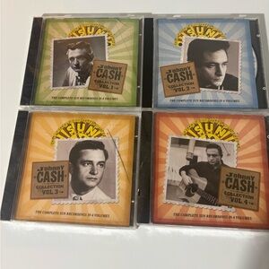 Johnny Cash Vol 1-4 CD Set Brand New Volume 2 has been opened &minor scratches